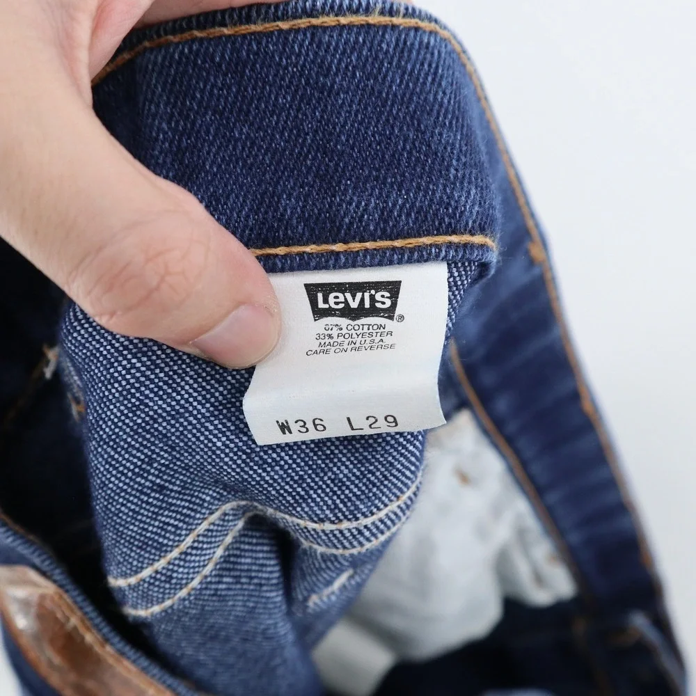 Levi's 554 Jeans Mens 31x29 Straight Leg Late 70s Orange Tab Good